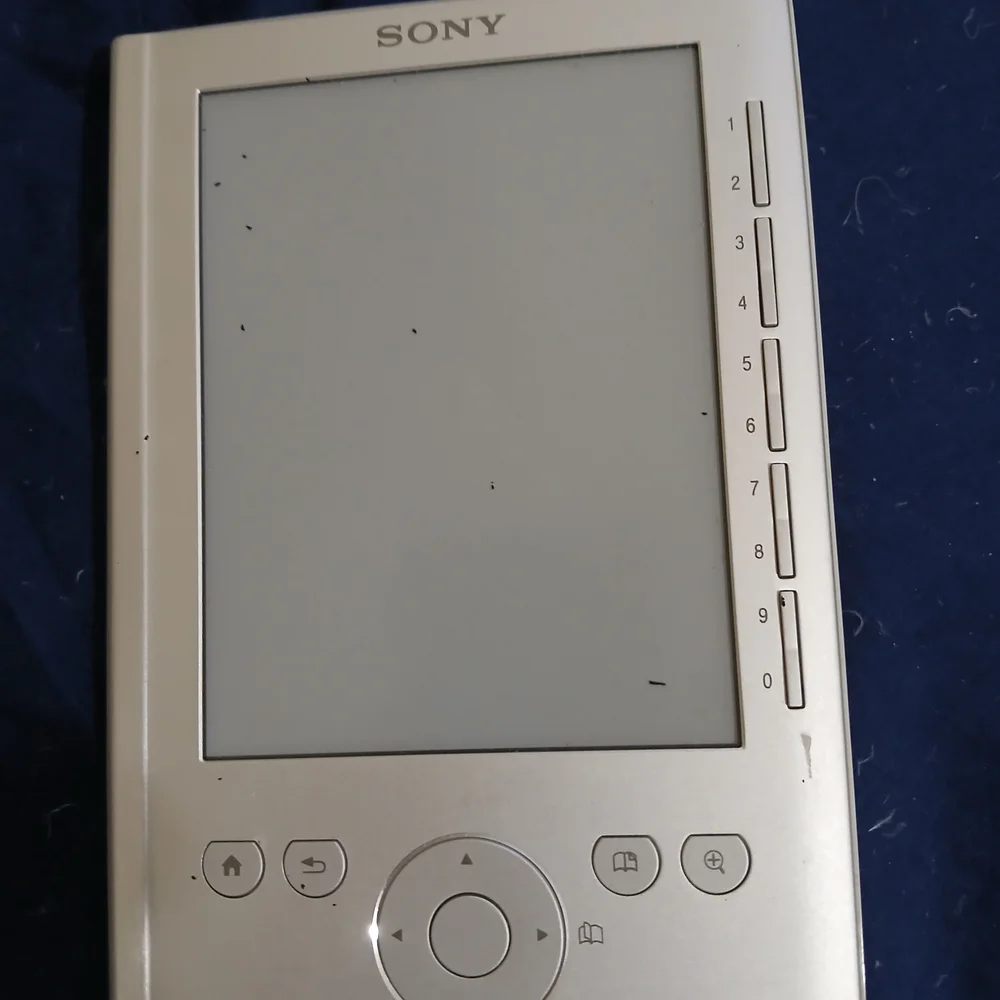 Sony Silver Portable E-Reader, Excellent Condition